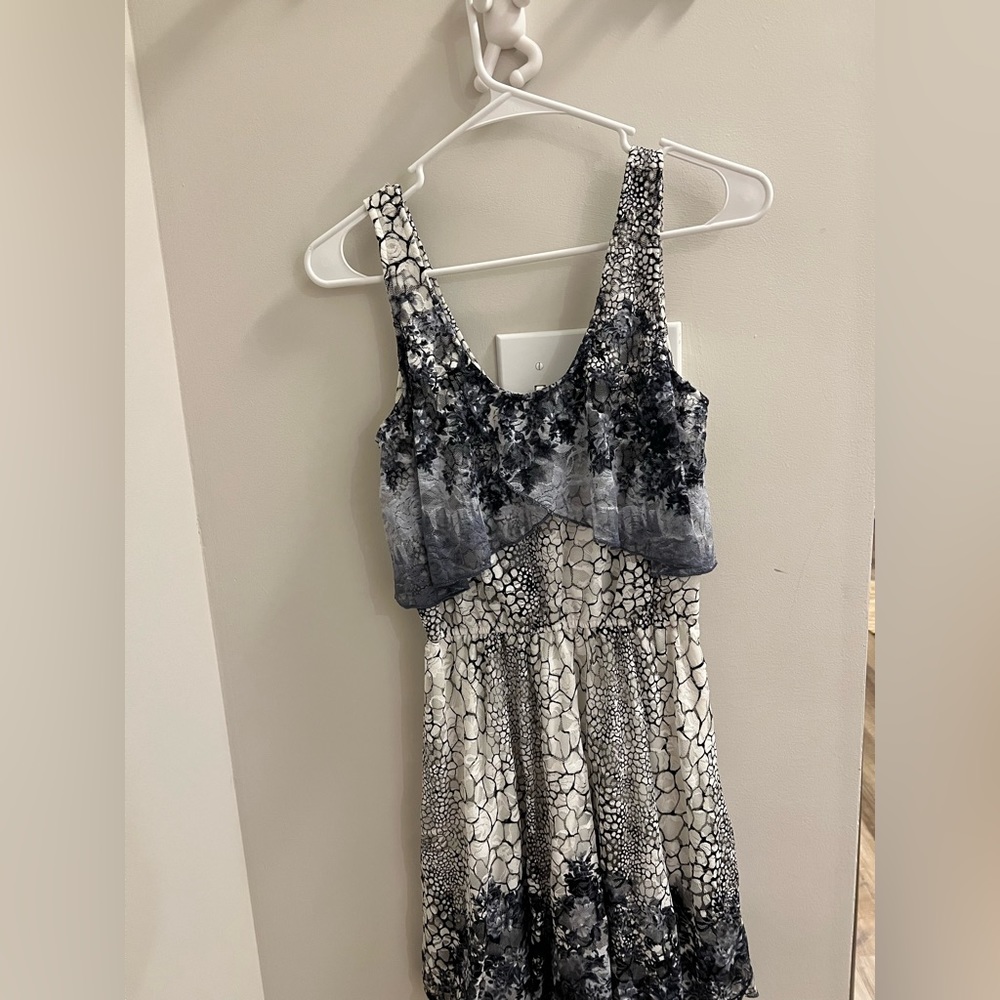 Snake Print Mini Dress